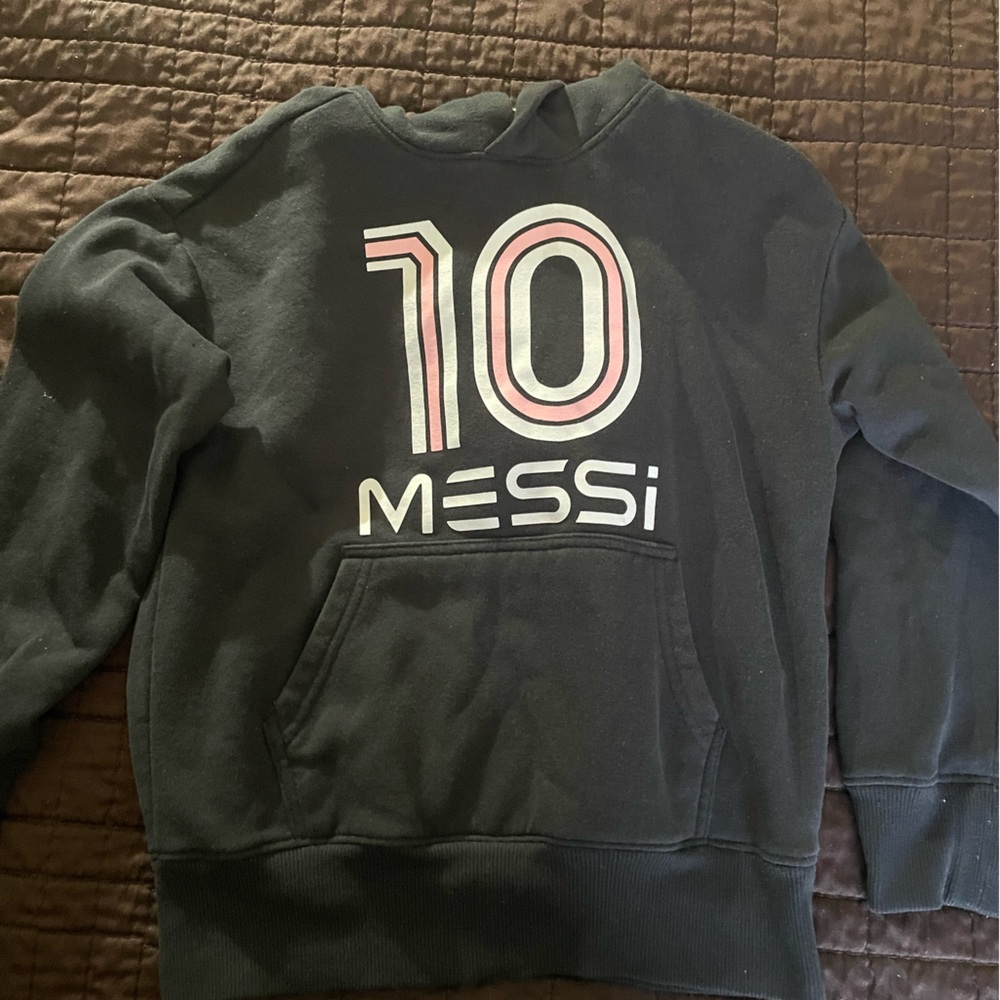 Black Messi boys sweatshirt. In like new condition.